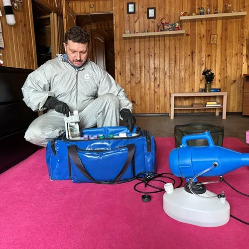 ФОТО Полное удаление ртути в помещениях в Тимашевске